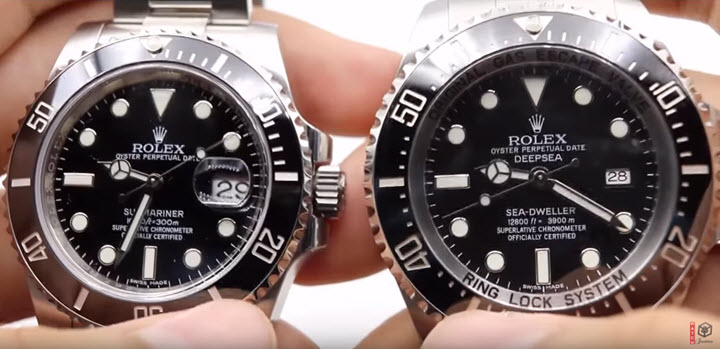 difference sea dweller submariner