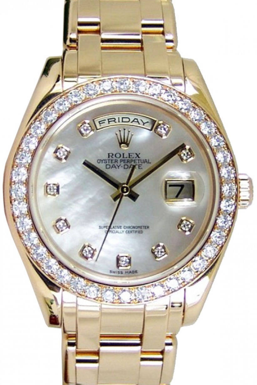 Rolex Day-Date Special Edition 18948-MOPDDO 39mm Mother of Pearl Diamond  Yellow Gold Oyster - BRAND NEW