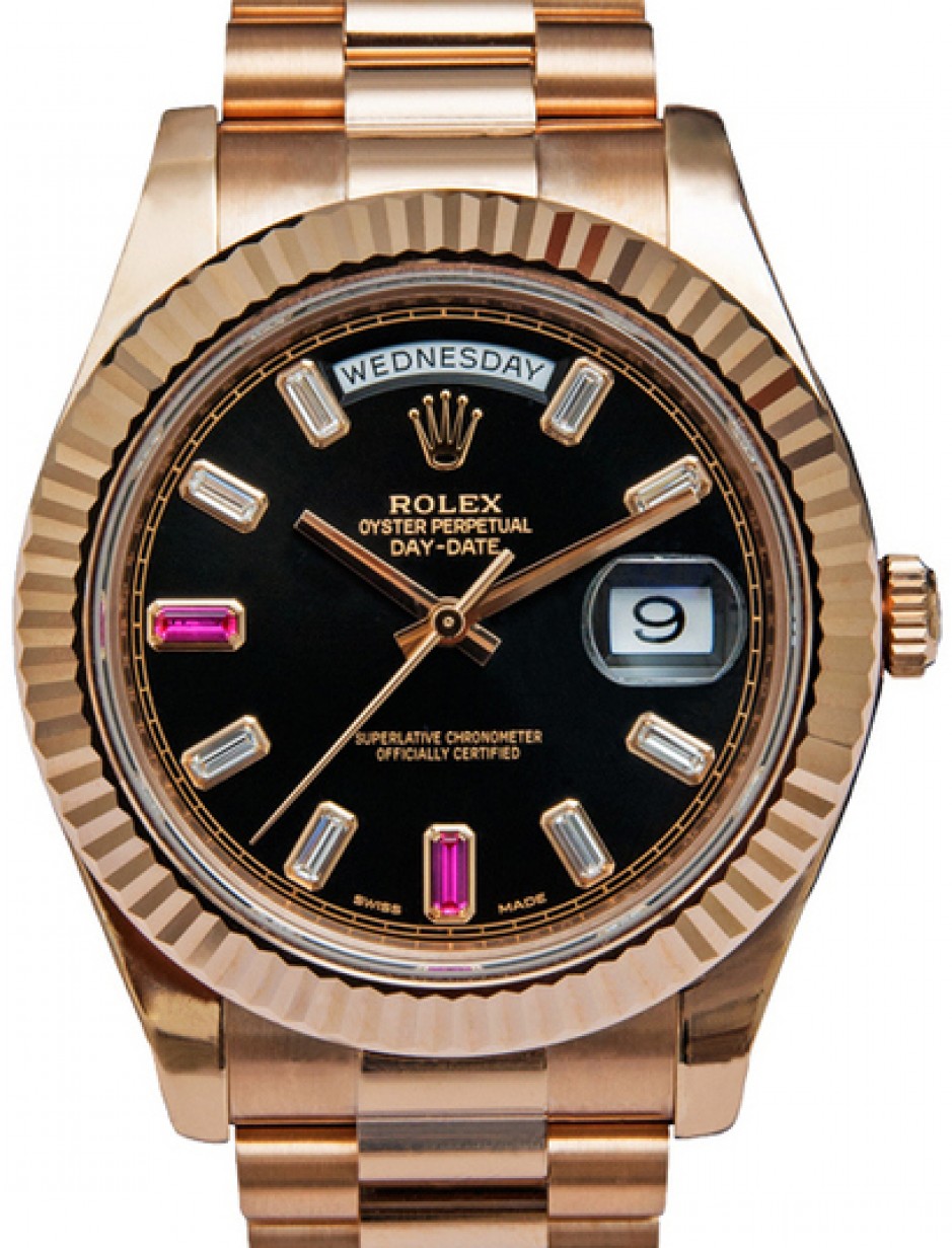 Rolex Day Date Rose Gold Ruby Discount Sale, UP TO 63% OFF |  www.realliganaval.com