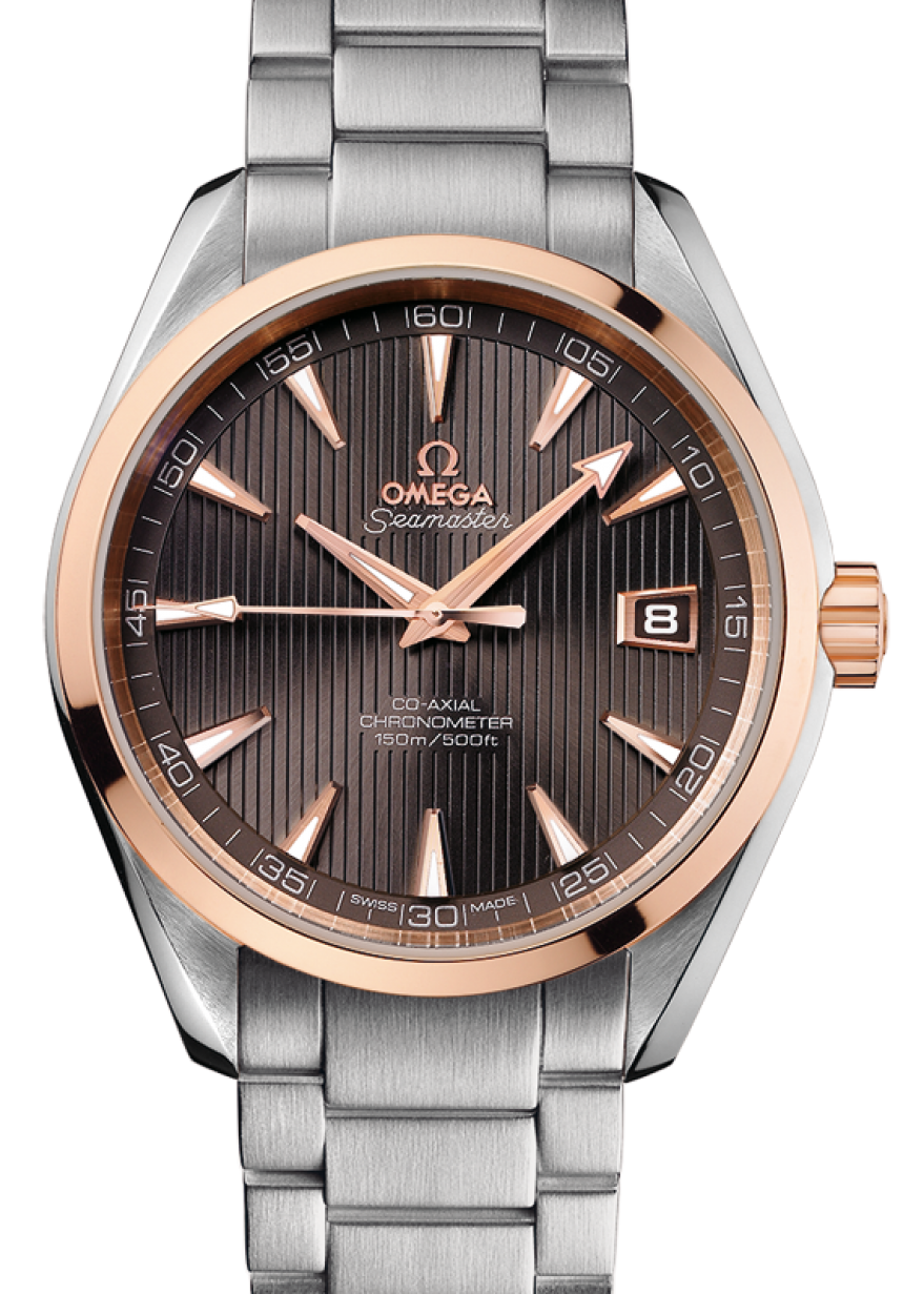 Omega Aqua Terra 150M Co-Axial Chronometer Steel/Rose Gold 41.5mm Grey Dial  Steel Bracelet 231.20.42.21.06.0020 - BRAND NEW
