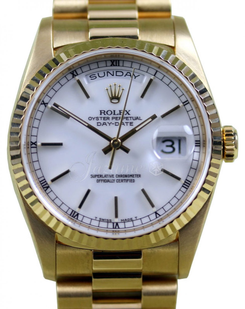 Rolex Day-Date President 18238 Yellow Gold Double Quickset