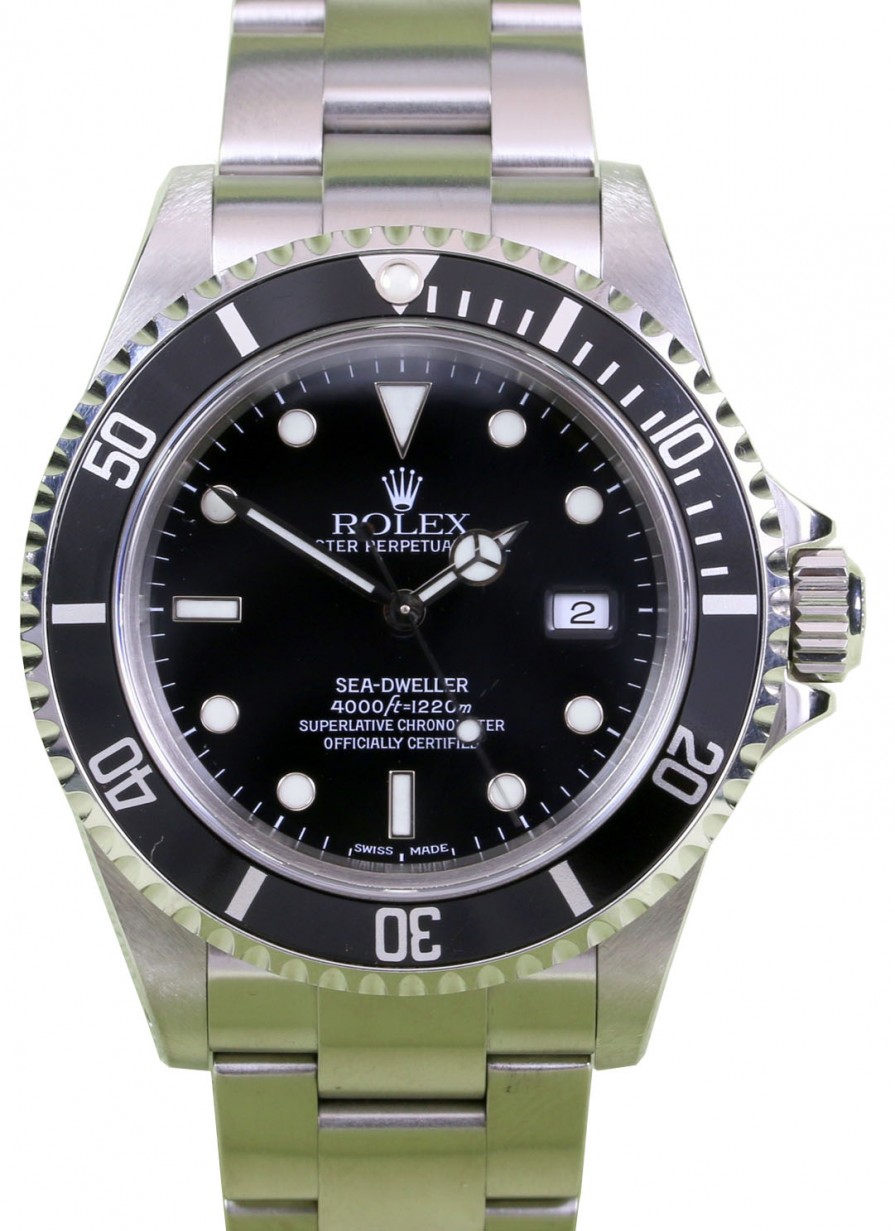 Rolex Sea-Dweller 16600 40mm Stainless Steel Oyster Diver BOX PAPERS
