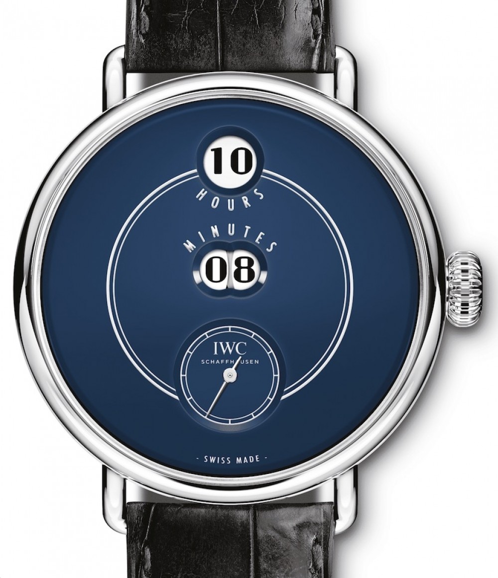 IWC Tribute To Pallweber Edition “150 Years” IW505003 Blue Stainless Steel  Leather 45mm - BRAND NEW