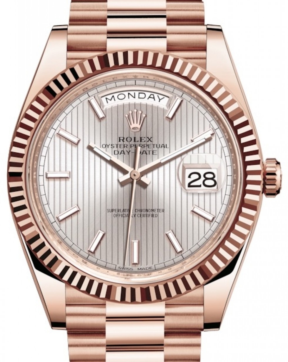 rolex day date 40 chocolate dial
