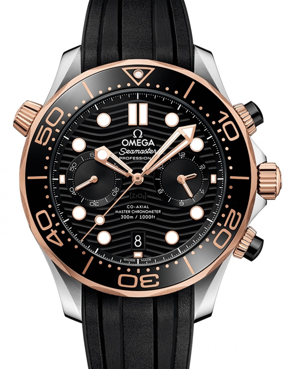 Omega Seamaster Diver 300M Co‑Axial Master Chronometer Chronograph 44mm ...
