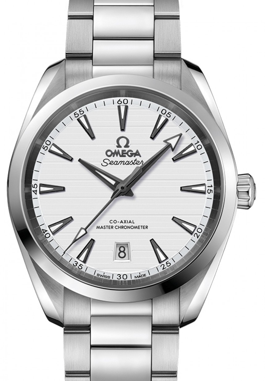 omega aqua terra silver dial