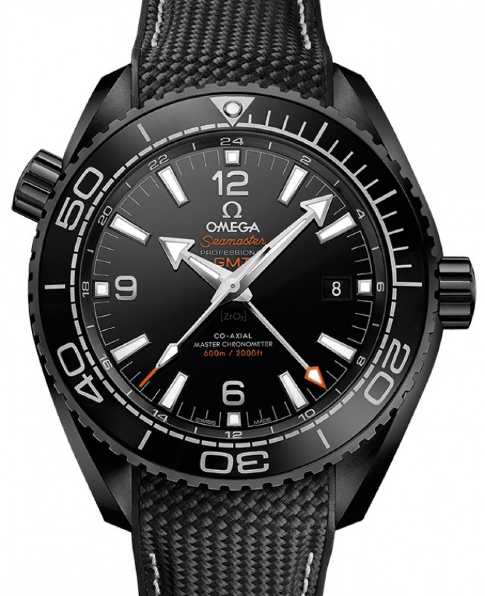 Omega Seamaster Planet Ocean 600M Co-Axial Master Chronometer GMT "Deep  Black" 45.5mm Black Ceramic Black Dial Rubber Strap 215.92.46.22.01.001 -  BRAND NEW