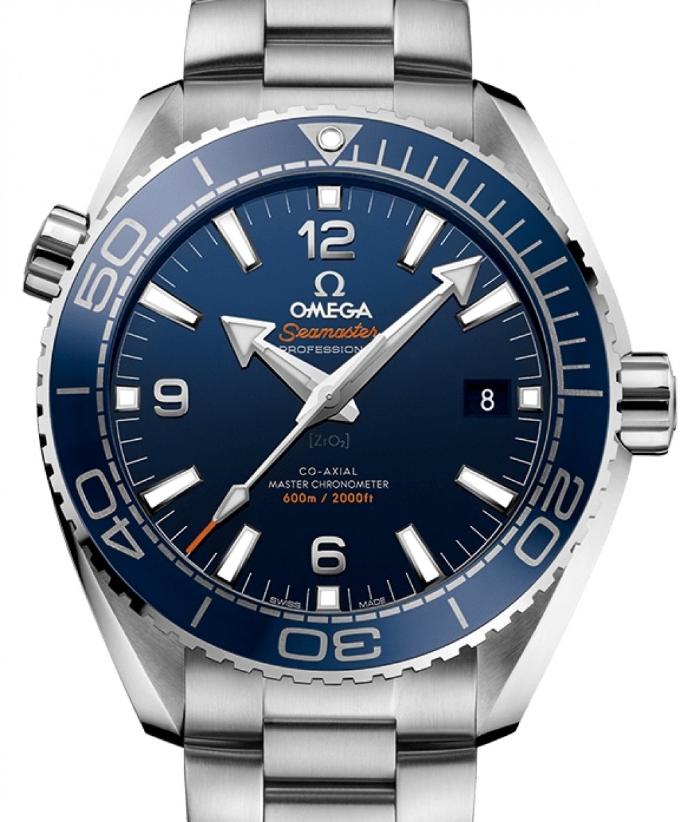 Omega Seamaster Planet Ocean 600M Co-Axial Master Chronometer 43.5mm  Stainless Steel Blue Dial 215.30.44.21.03.001 - BRAND NEW
