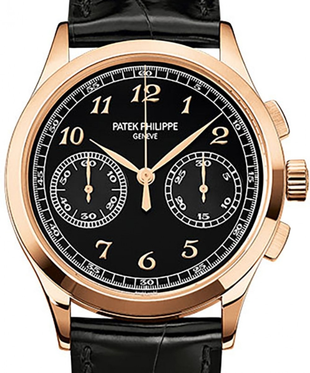 Patek Philippe 5170R-010 Complications 39.4mm Black Opaline Arabic Rose  Gold Leather BRAND NEW