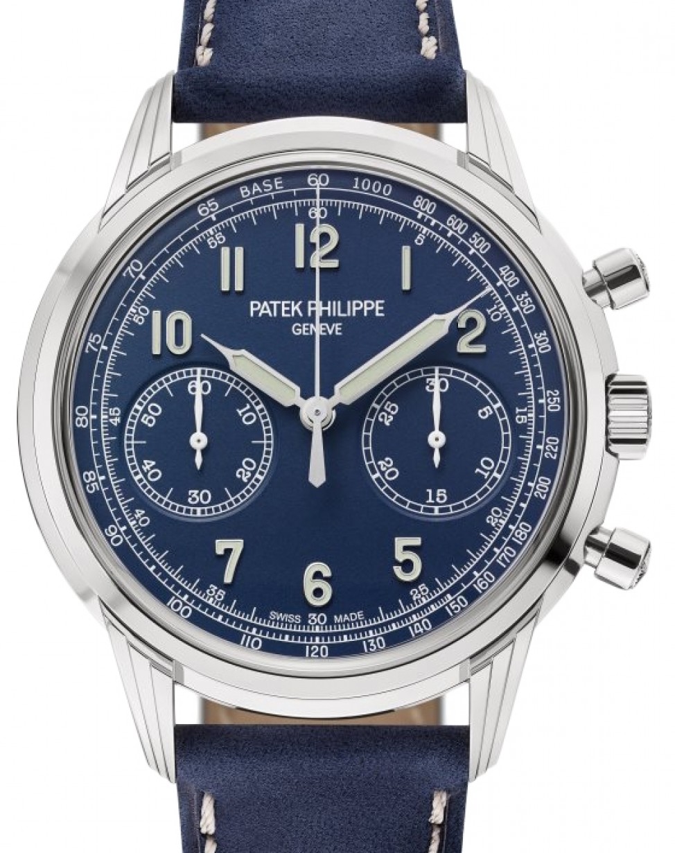 Patek Philippe Complications Chronograph White Gold 41 mm Blue Dial  Manual-Wind 5172G-001 - BRAND NEW