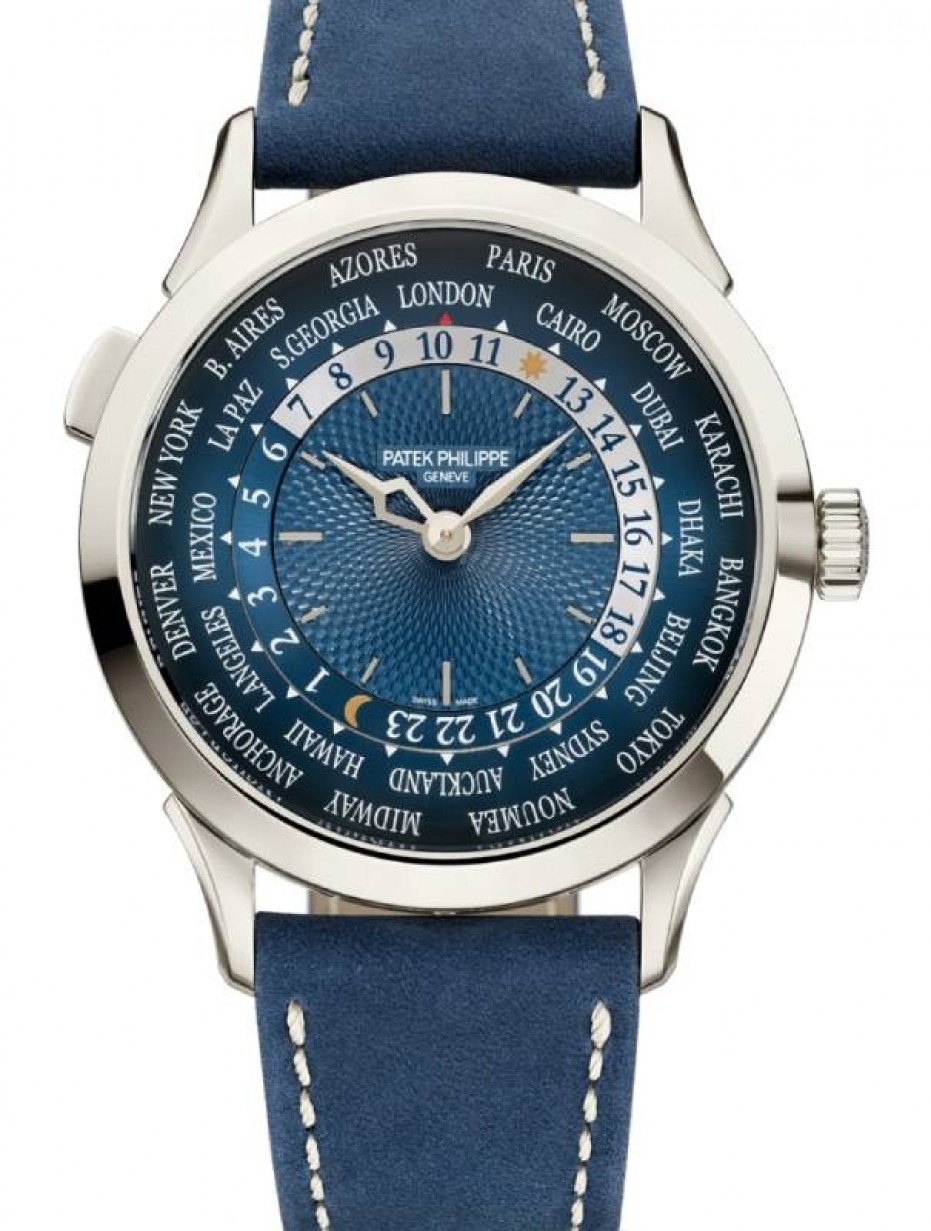 Patek Philippe Complications World Time Platinum Blue Dial 38.5mm 5230P-001  - BRAND NEW