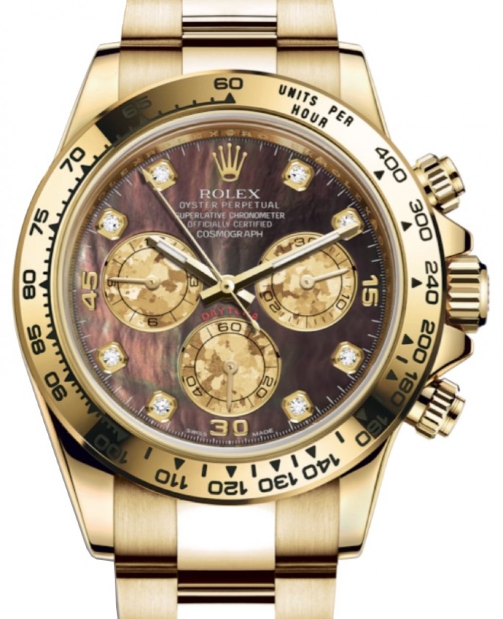 rolex daytona gold mother of pearl