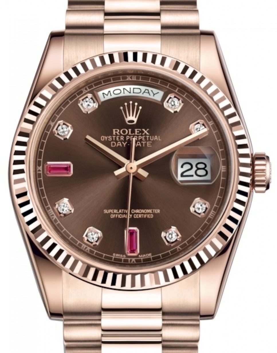 rolex day date president rose gold