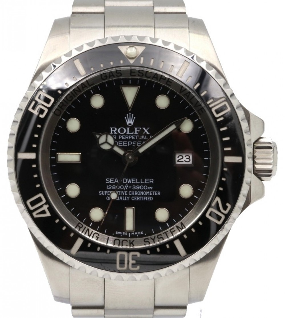 Rolex Deepsea Sea-Dweller Ceramic Date Steel 116660 Black 44mm - PRE-OWNED