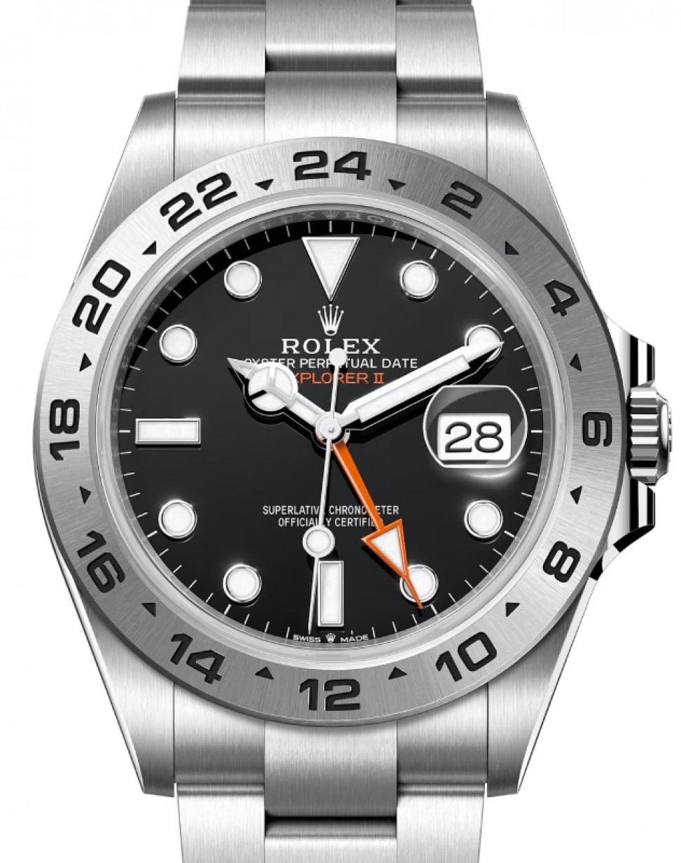 Rolex Explorer II GMT Stainless Steel Black Dial 42mm Oyster Bracelet  226570 - NEW RELEASE - BRAND NEW