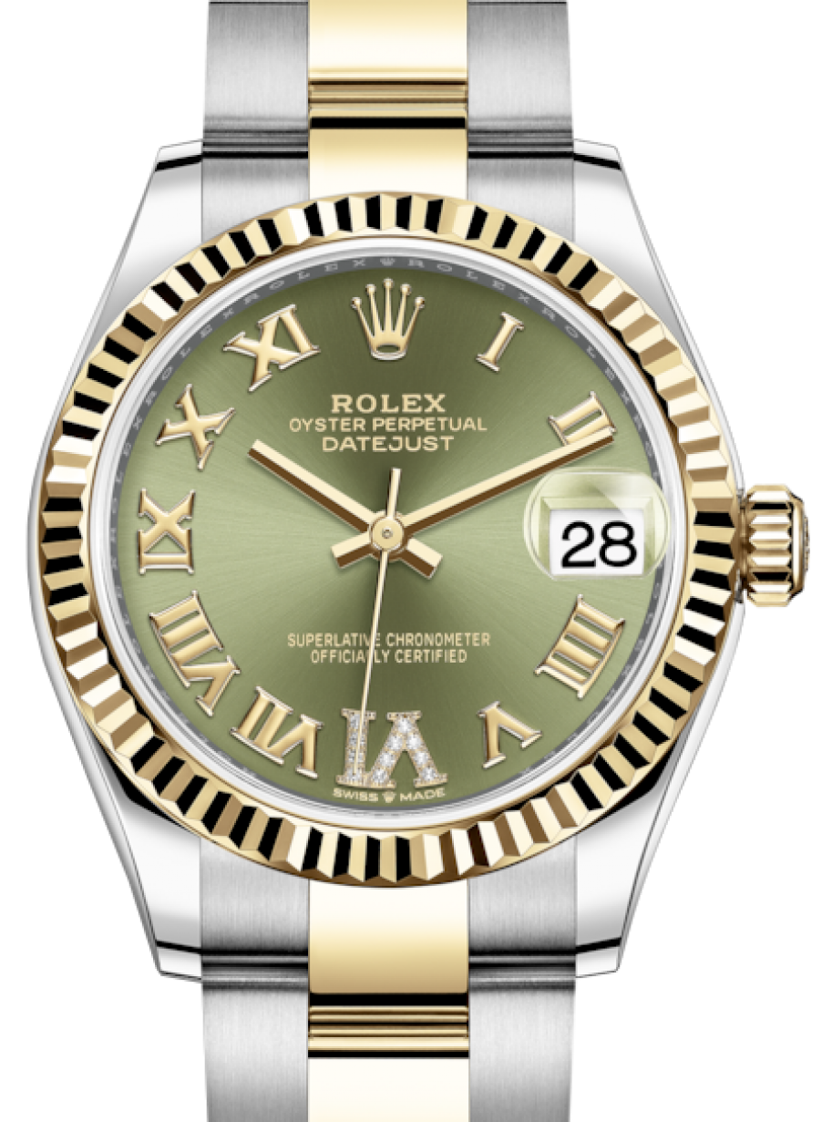 datejust olive green