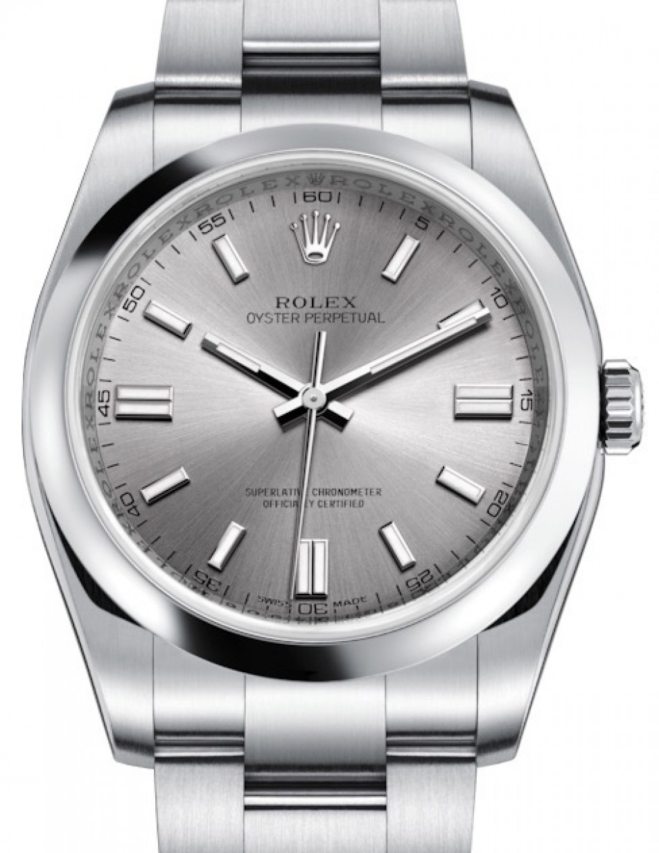 Rolex Oyster Perpetual 36 Stainless Steel Silver Index Dial & Domed Bezel  Oyster Bracelet 116000 - BRAND NEW