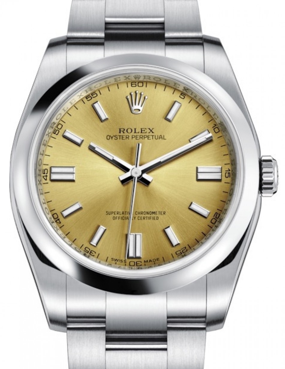 Rolex Oyster Perpetual 116000 White Grape Index Domed Steel 36mm - BRAND NEW