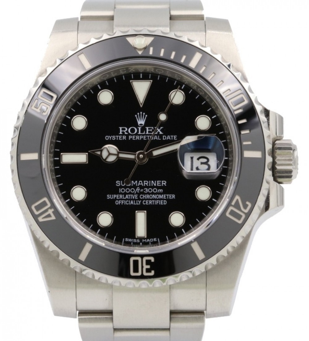 Rolex Submariner 116610LN Men's 40mm Ceramic Date Stainless Steel Oyster  PRE-OWNED