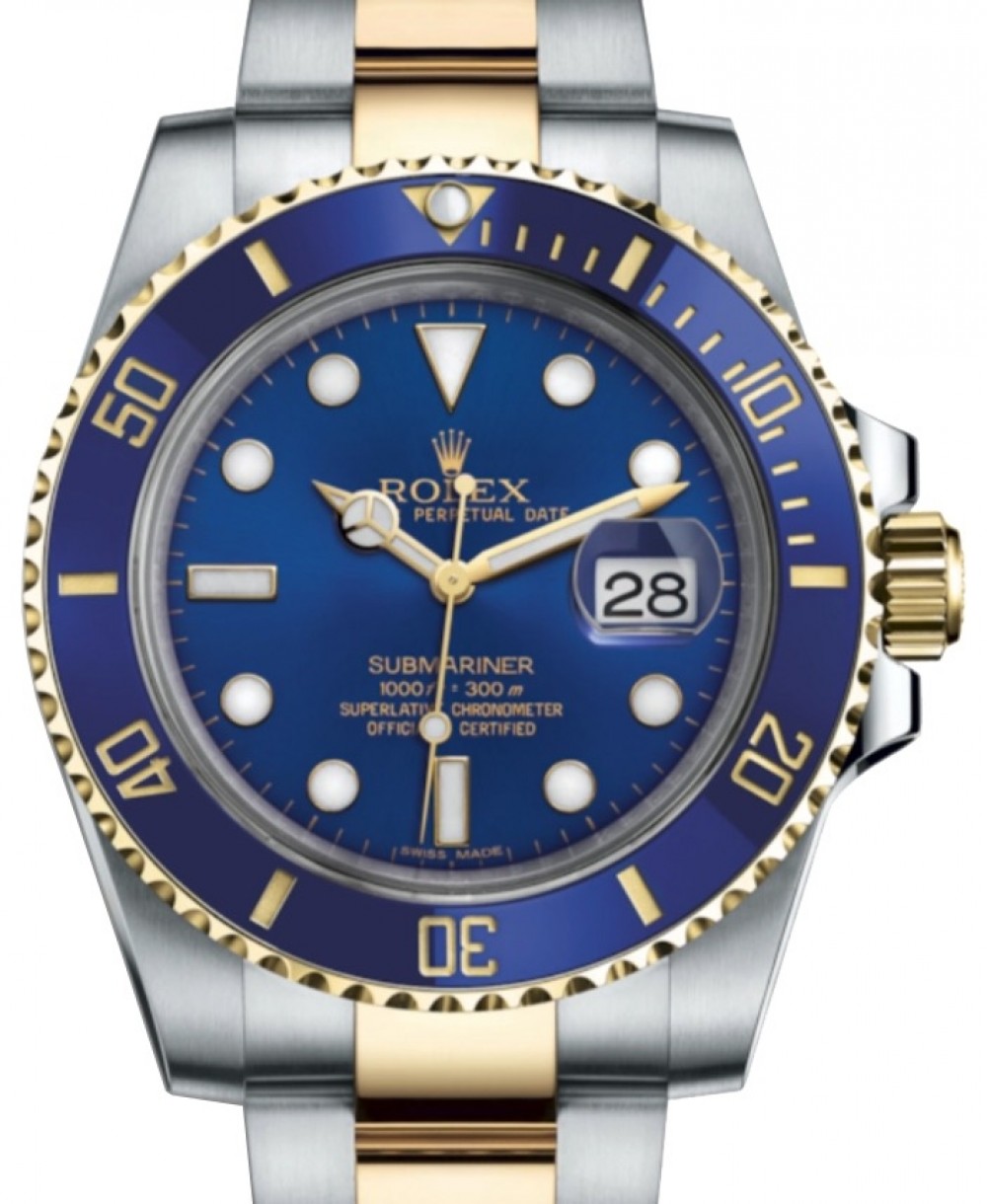 rolex submariner blue and gold price