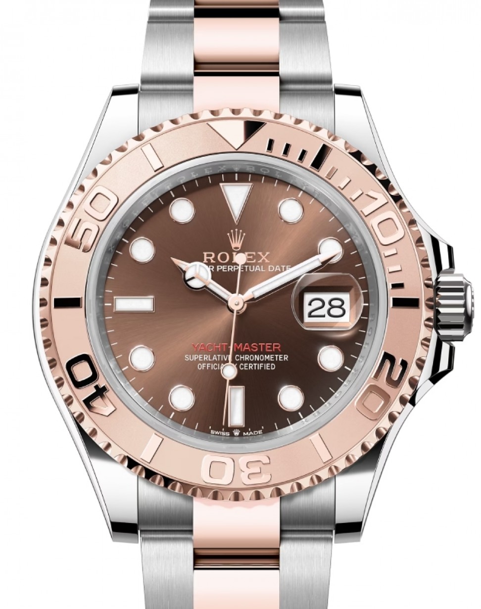 Rolex Yacht-Master 40 126621 Chocolate Rose Gold Stainless Steel Oyster -  BRAND NEW