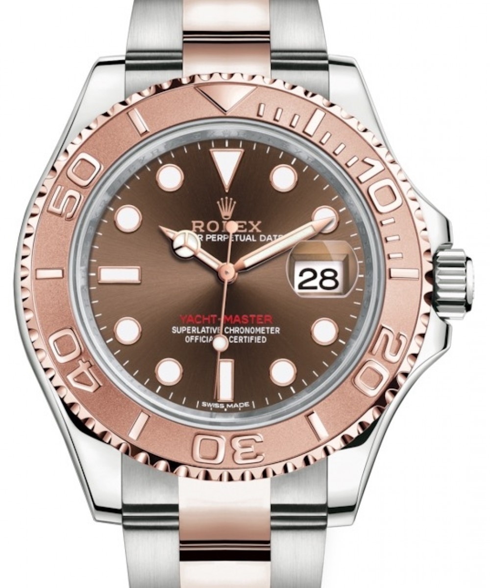 yachtmaster two tone rose gold