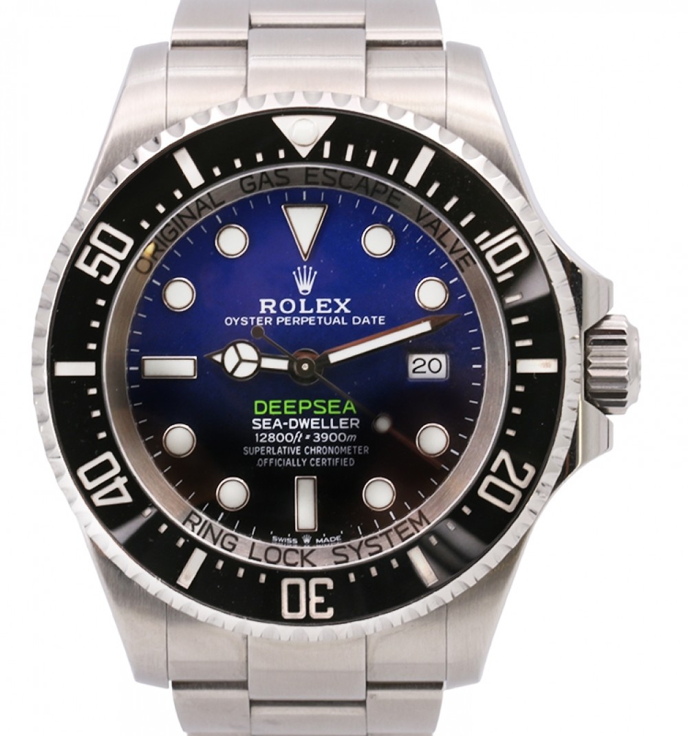 Rolex Deepsea D-Blue 126660 Blue Dial Stainless Steel Oyster 44mm -  PRE-OWNED