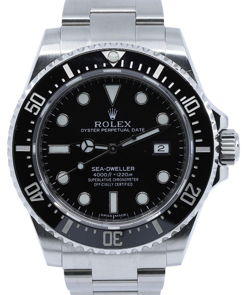 Rolex Sea-Dweller 4000 116600 Men's 40mm Black Stainless Steel Oyster Diver  - PRE-OWNED