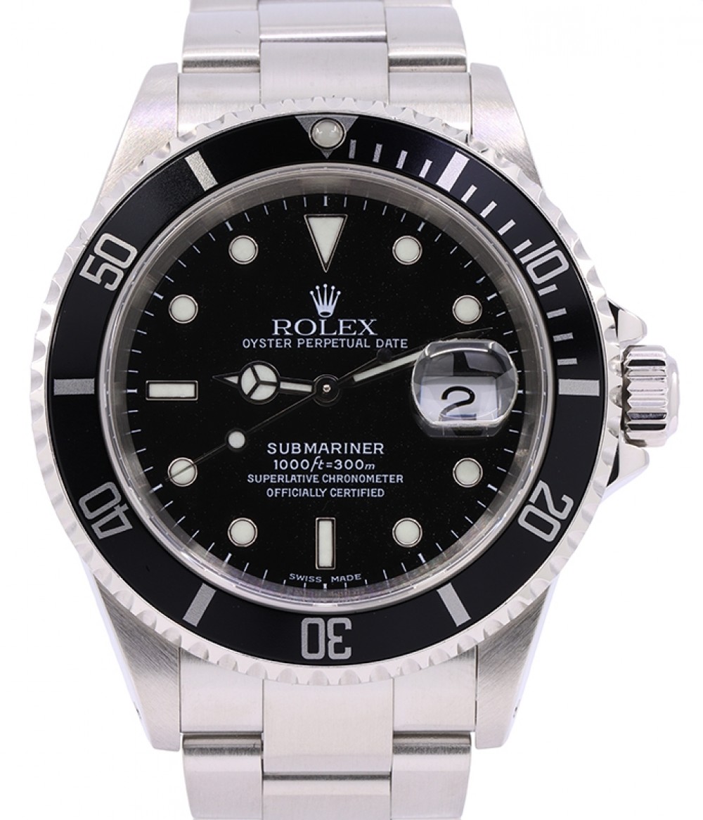 Rolex Submariner 16610 40mm Stainless Steel Oyster Date BOX/PAPERS