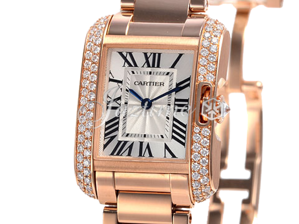 CARTIER WT100002 TANK ANGLAISE 18K PINK 