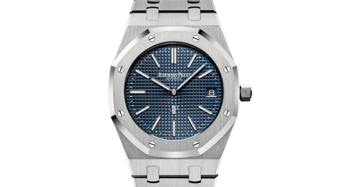 Audemars Piguet 15202ST.OO.1240ST.01 Royal Oak Extra-Thin 39mm Blue Index  Stainless Steel - PRE-OWNED