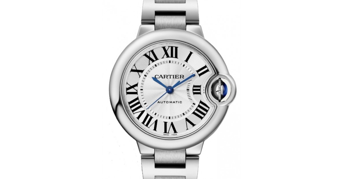 Cartier Ballon Bleu de Cartier Women's Watch Automatic Stainless Steel 33mm  Silver Dial Steel Bracelet W6920071 - BRAND NEW