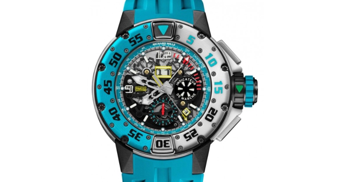 Richard Mille Automatic Winding Flyback Chronograph Les Voiles de Saint  Barth Carbon TPT Skeleton Dial RM 032 - BRAND NEW