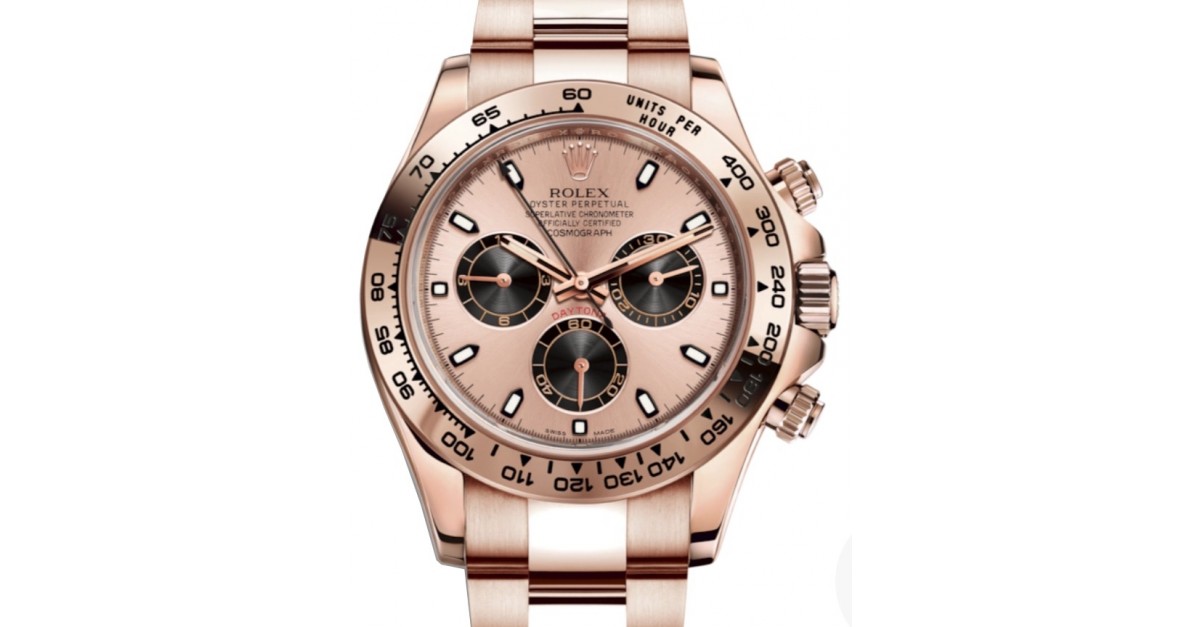 Rolex Cosmograph Daytona 116505 Pink Index Black Tachymetre Rose Gold Oyster  BRAND NEW