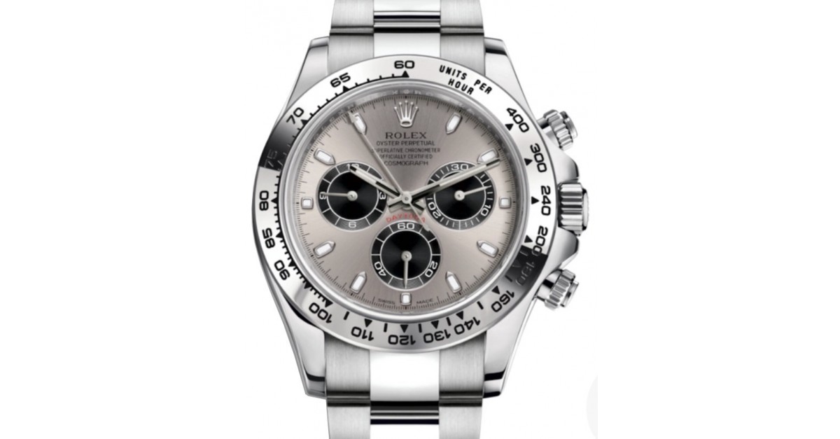 Rolex Cosmograph Daytona 116509 Steel Index Tachymetre White Gold Oyster  40mm - BRAND NEW