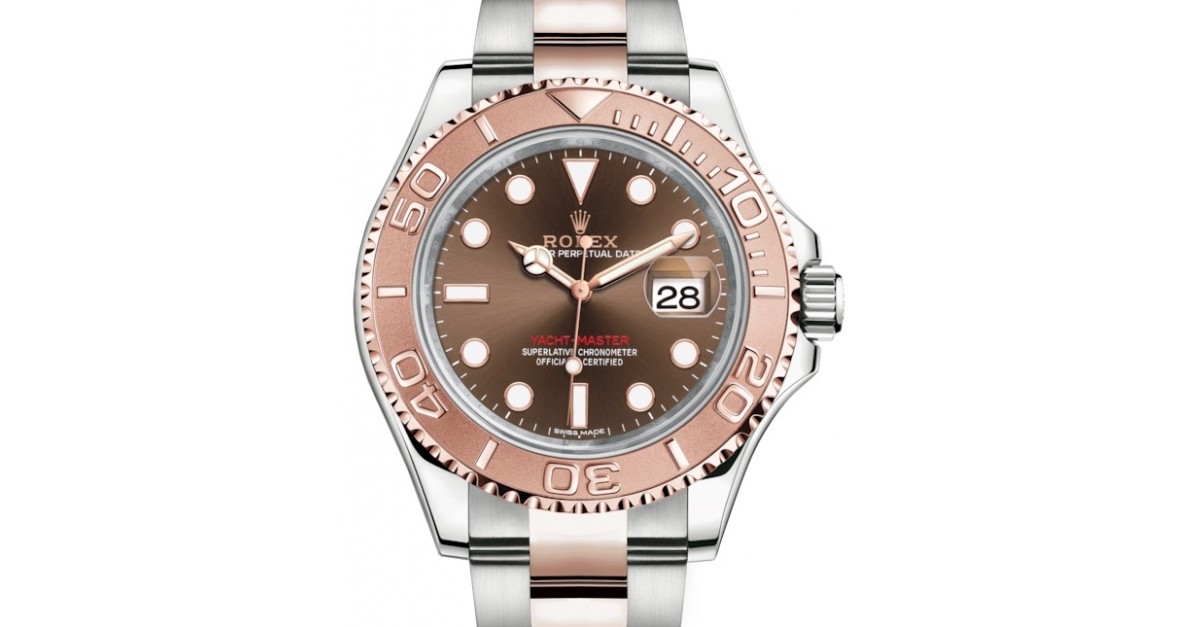 Rolex Yacht-Master 40 116621 Chocolate Rose Gold Stainless Steel Oyster -  BRAND NEW