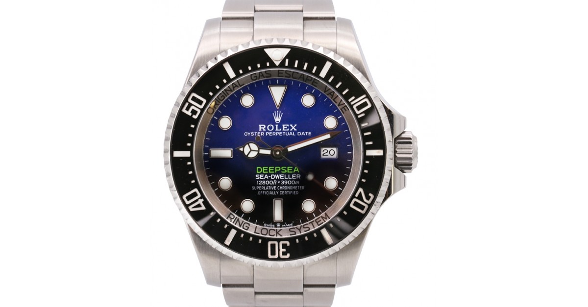 Rolex Deepsea D-Blue 126660 Blue Dial Stainless Steel Oyster 44mm -  PRE-OWNED