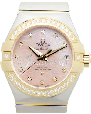 OMEGA 123.25.27.20.57.005 CONSTELLATION CO-AXIAL 27mm STEEL AND YELLOW GOLD - BRAND NEW