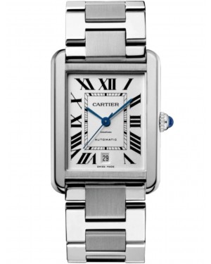 Cartier Tank Solo Stainless Steel Silver Extra Large 40.85mm Dial Bracelet Automatic W5200028 - BRAND NEW