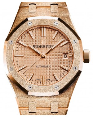 Audemars Piguet Royal Oak Frosted Gold 37mm Pink Gold Dial 15454OR.GG.1259OR.03