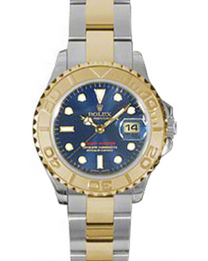 Rolex Yacht-Master 29 169623-BLU Blue White Dial Yellow Gold Bezel Yellow Gold Stainless Steel Oyster - BRAND NEW