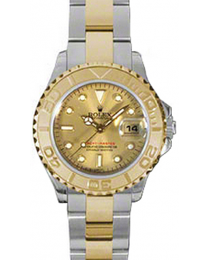 Rolex Yacht-Master 29 169623-GLD Champagne White Dial Yellow Gold Bezel Yellow Gold Stainless Steel Oyster - BRAND NEW
