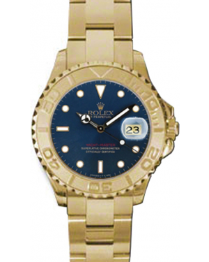 Rolex Yacht-Master 29 169628-BLU Blue White Dial Yellow Gold Oyster - BRAND NEW