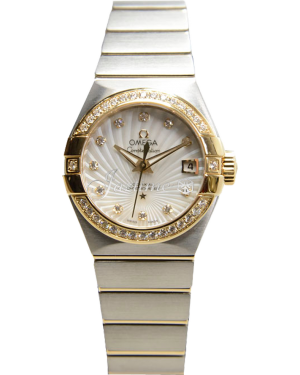 OMEGA 123.25.27.20.55.002 CONSTELLATION CO-AXIAL 27mm STEEL AND YELLOW GOLD - BRAND NEW