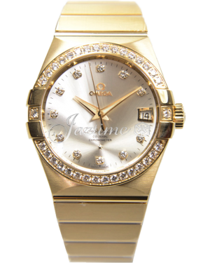 OMEGA 123.55.38.21.52.002 CONSTELLATION CO-AXIAL 38mm YELLOW GOLD - BRAND NEW