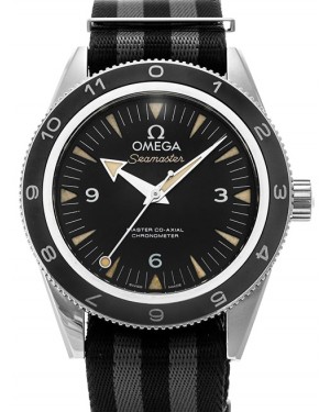 Omega Seamaster 300 James Bond "Spectre" Black Grey Nato 41mm 233.32.41.21.01.001