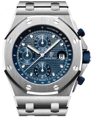 Audemars Piguet Royal Oak "The Beast" Offshore 42mm Chronograph Stainless Steel Blue Dial 26237ST.OO.1000ST.01 - PRE-OWNED