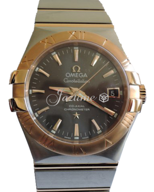OMEGA 123.20.35.20.06.002 CONSTELLATION CO-AXIAL 35mm STEEL AND RED GOLD - BRAND NEW