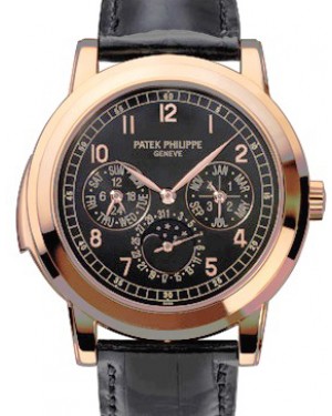 Patek Philippe 5074R-001 Grand Complications Day-Date Annual Calendar Moon Phase 42mm Black Arabic Rose Gold Automatic BRAND NEW