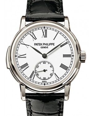 Patek Philippe 5078P-001 Grand Complications 38mm White Roman Platinum Leather Automatic BRAND NEW